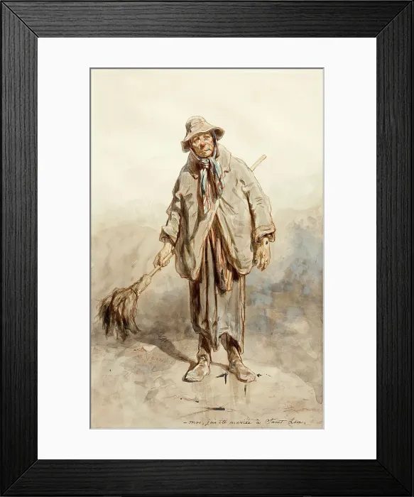 Framed Print : Moi, j'ai été mariée à Saint-Leu, between c1861 and c1862. Creator: Paul Gavarni Framed Print : Moi, j'ai été mariée à Saint-Leu, between c1861 and c1862. Creator: Paul Gavarni