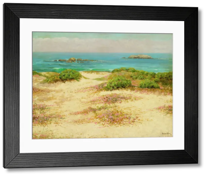 Framed Print : Monterey Coast: 17 Mile Drive, 1919. Creator: Theodore Wores