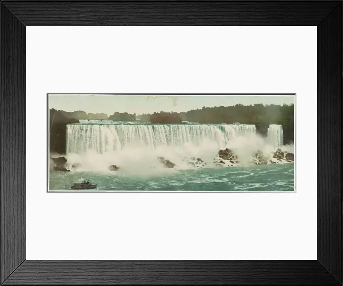 Framed Print : Niagara, the American Fall, c1899. Creator: William H. Jackson Framed Print : Niagara, the American Fall, c1899. Creator: William H. Jackson