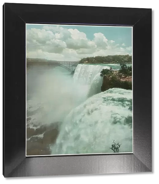 American Falls from Goat Island, c1912. Creator: William H. Jackson