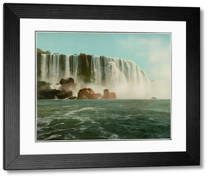 Framed Print : Horseshoe Fall, Niagara, c1901. Creator: William H. Jackson Framed Print : Horseshoe Fall, Niagara, c1901. Creator: William H. Jackson