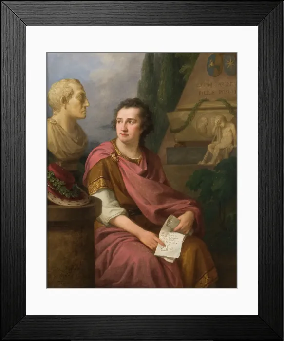Framed Print : Baron Gustaf Adolf Reuterholm, 1792. Creator: Angelica Kauffman Framed Print : Baron Gustaf Adolf Reuterholm, 1792. Creator: Angelica Kauffman