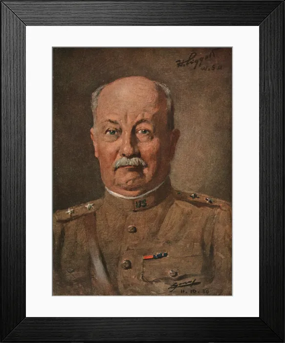 Framed Print : Lieutenant-General Hunter Liggett, 1918. Creator: Unknown Framed Print : Lieutenant-General Hunter Liggett, 1918. Creator: Unknown