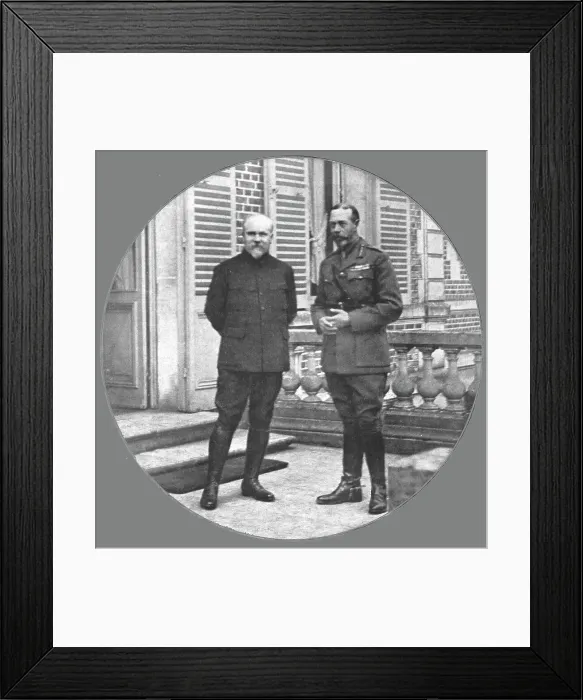 Framed Print : Les chefs d'etat Allies a Paris; Le 28 novembre 1918, le roi George V d'Angleterre... 1918. Creator: Unknown Framed Print : Les chefs d'etat Allies a Paris; Le 28 novembre 1918, le roi George V d'Angleterre... 1918. Creator: Unknown