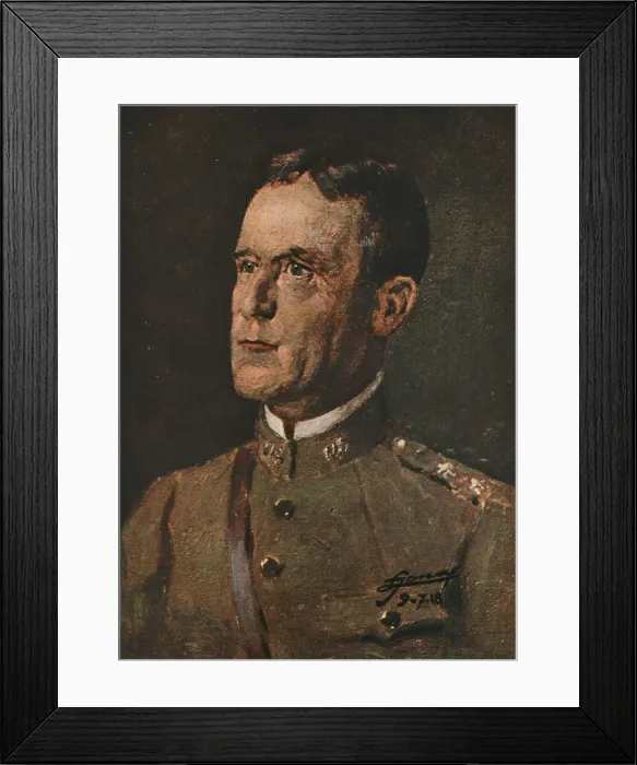 Framed Print : Lieutenant-General Robert L. Bullard, 1918. Creator: Unknown Framed Print : Lieutenant-General Robert L. Bullard, 1918. Creator: Unknown
