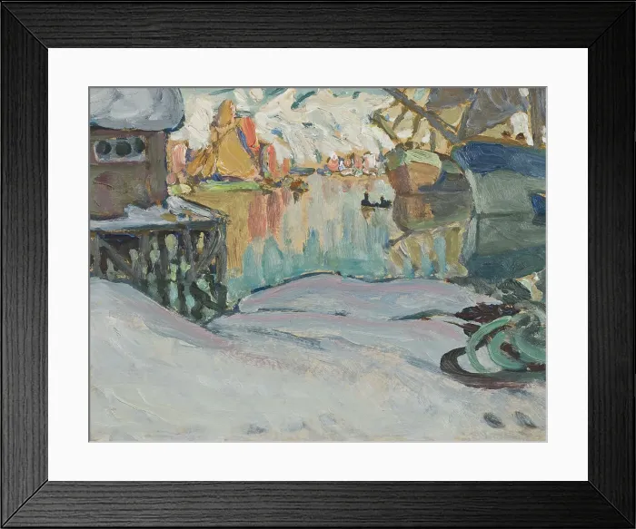 Framed Print : From Svolvaer Harbour. Study from Lofoten, 1910. Creator: Anna Katarina Boberg Framed Print : From Svolvaer Harbour. Study from Lofoten, 1910. Creator: Anna Katarina Boberg