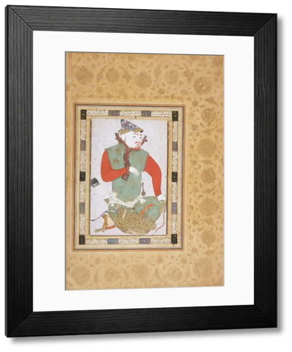 Framed Print : Turkoman Prisoner (image 1 of 2), Second half of 16th century. Creator: Unknown Framed Print : Turkoman Prisoner (image 1 of 2), Second half of 16th century. Creator: Unknown