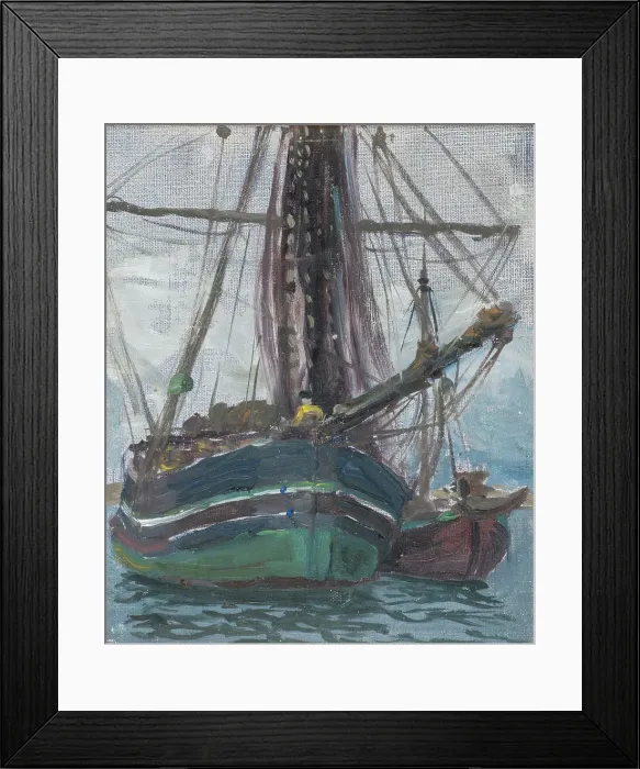 Framed Print : Fog Rising from the Sea. Study from Lofoten, 1907. Creator: Anna Katarina Boberg Framed Print : Fog Rising from the Sea. Study from Lofoten, 1907. Creator: Anna Katarina Boberg