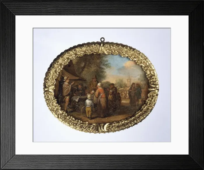 Framed Print : The Quack, c.1690-c.1710. Creator: Cornelis Dusart