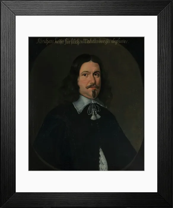 Framed Print : Abraham Kayser, c17th century. Creator: Anon Framed Print : Abraham Kayser, c17th century. Creator: Anon