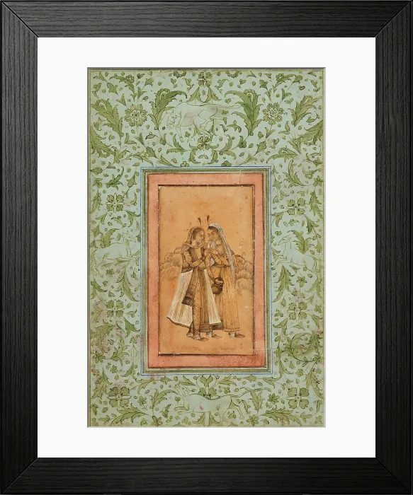 Framed Print : Ladies Sharing Wine, early 18th century. Creator: Unknown