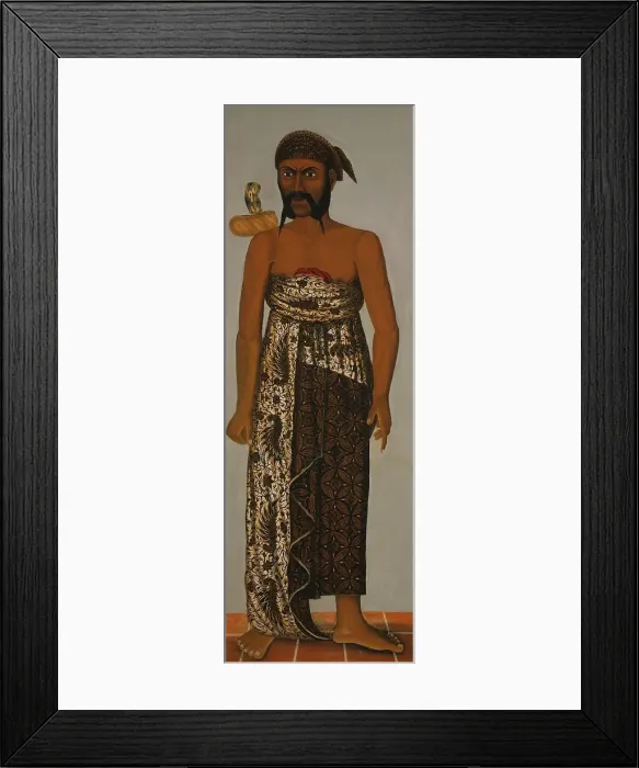 Framed Print : Javaanse Court Officials, c.1820-c.1870. Creator: Unknown Framed Print : Javaanse Court Officials, c.1820-c.1870. Creator: Unknown