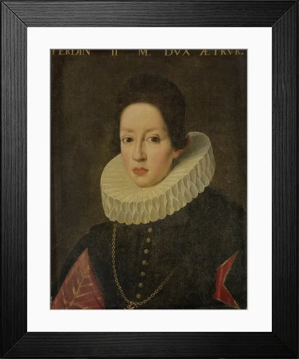 Framed Print : Ferdinand II, 1610-1670, Grand Duke, c17th century. Creator: Anon Framed Print : Ferdinand II, 1610-1670, Grand Duke, c17th century. Creator: Anon