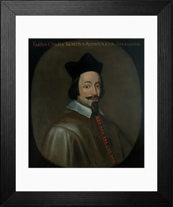 Framed Print : Alexander VII, 1599-1667, Pope, c17th century. Creator: Anon Framed Print : Alexander VII, 1599-1667, Pope, c17th century. Creator: Anon