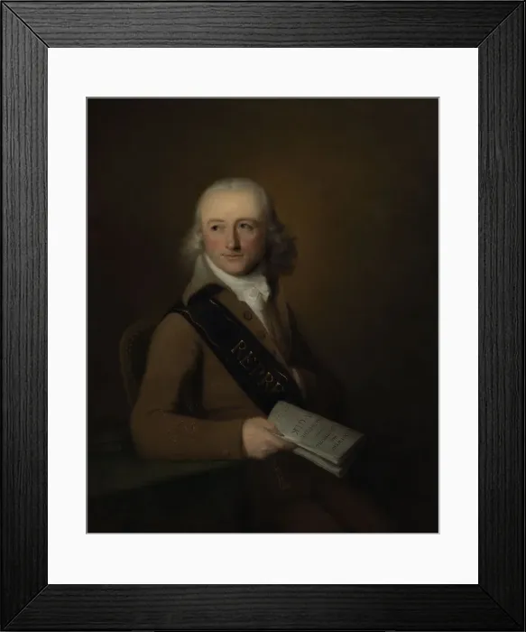 Framed Print : Portrait of Leonardus van der Voort, 1799. Creator: Johann Bernhard Scheffer Framed Print : Portrait of Leonardus van der Voort, 1799. Creator: Johann Bernhard Scheffer