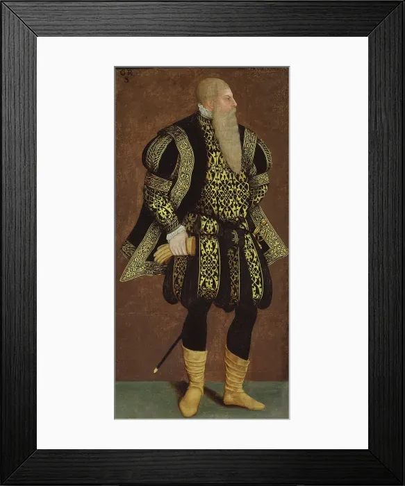 Framed Print : Gustav I, 1497-1560, King of Sweden, between 1557 and 1558. Creator: Anon Framed Print : Gustav I, 1497-1560, King of Sweden, between 1557 and 1558. Creator: Anon