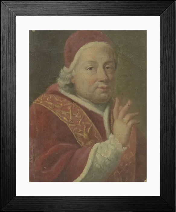 Framed Print : Portrait of a Pope, 1700-1800. Creator: Unknown Framed Print : Portrait of a Pope, 1700-1800. Creator: Unknown