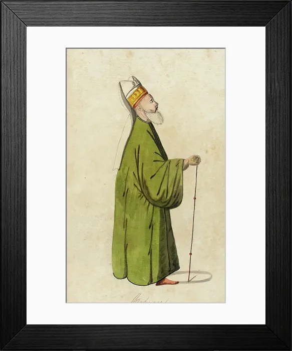 Framed Print : The Genre Painting (image 1 of 28), 1710. Creator: Unknown Framed Print : The Genre Painting (image 1 of 28), 1710. Creator: Unknown