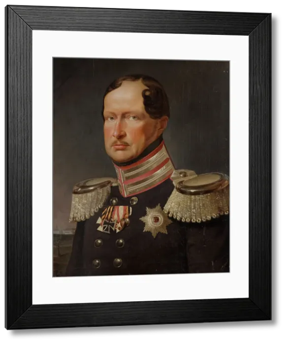Framed Print : Frederick William III, 1770-1840, King of Prussia, c19th century. Creator: Anon Framed Print : Frederick William III, 1770-1840, King of Prussia, c19th century. Creator: Anon