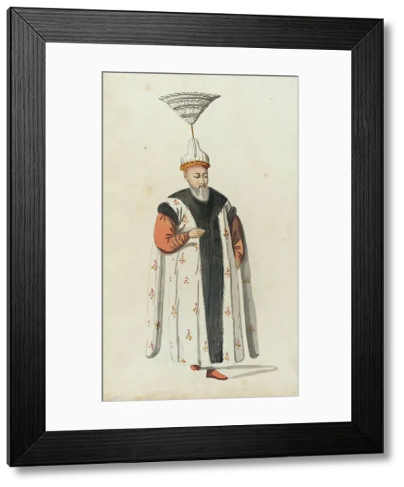 Framed Print : The Genre Painting (image 10 of 28), 1710. Creator: Unknown Framed Print : The Genre Painting (image 10 of 28), 1710. Creator: Unknown