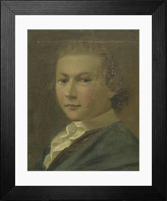 Framed Print : Self-portrait of Gabriël van Rooyen, 1762-1817. Creator: Gabriël van Rooijen Framed Print : Self-portrait of Gabriël van Rooyen, 1762-1817. Creator: Gabriël van Rooijen