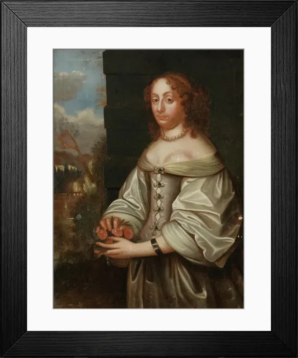 Framed Print : Eleonora Katarina, 1626-1692, Princess of Zweibrücken Landcountess of Hesse-Es, 17th century. Creator: Anon Framed Print : Eleonora Katarina, 1626-1692, Princess of Zweibrücken Landcountess of Hesse-Es, 17th century. Creator: Anon