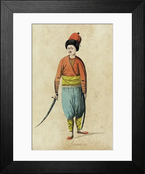 Framed Print : The Genre Painting (image 17 of 28), 1710. Creator: Unknown Framed Print : The Genre Painting (image 17 of 28), 1710. Creator: Unknown