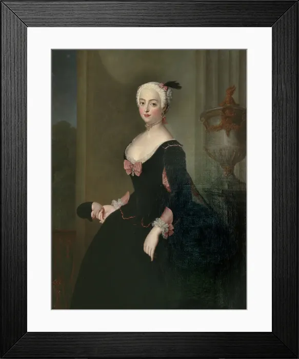 Framed Print : Anna Elisabeth von der Schulenburg, early-mid 18th century. Creator: Antoine Pesne Framed Print : Anna Elisabeth von der Schulenburg, early-mid 18th century. Creator: Antoine Pesne