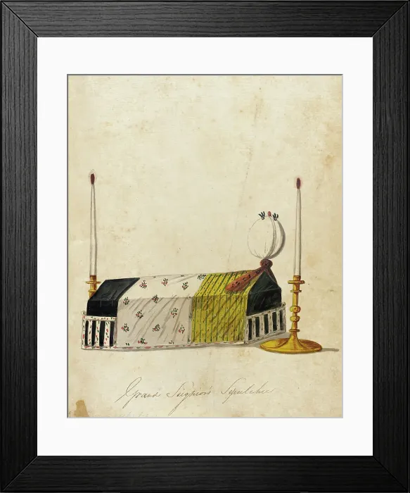 Framed Print : The Genre Painting (image 2 of 28), 1710. Creator: Unknown Framed Print : The Genre Painting (image 2 of 28), 1710. Creator: Unknown