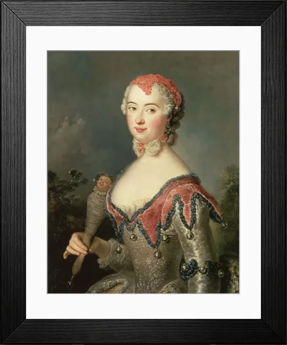 Framed Print : Charlotta Fredrika Sparre as La Folie, 1744. Creator: Antoine Pesne. Charlotta Fredrika Sparre as La Folie, 1744. Creator: Antoine Pesne Framed Print : Charlotta Fredrika Sparre as La Folie, 1744. Creator: Antoine Pesne. Charlotta Fredrika Sparre as La Folie, 1744. Creator: Antoine Pesne