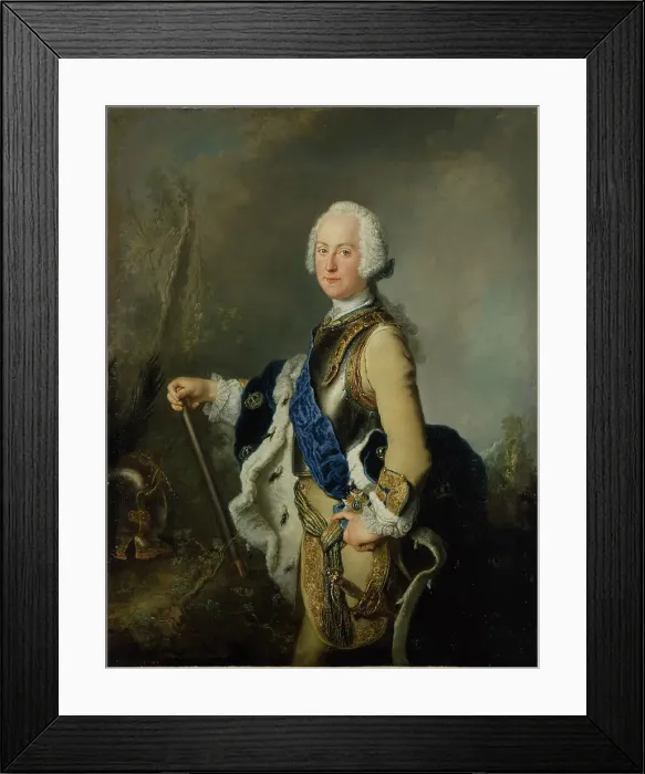 Framed Print : Adolf Fredrik, 1710-1771, King of Sweden, Duke of Holstein-Gottorp, 1743. Creator: Antoine Pesne Framed Print : Adolf Fredrik, 1710-1771, King of Sweden, Duke of Holstein-Gottorp, 1743. Creator: Antoine Pesne
