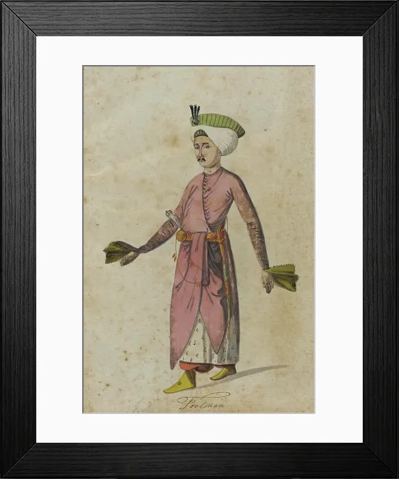 Framed Print : The Genre Painting (image 23 of 28), 1710. Creator: Unknown Framed Print : The Genre Painting (image 23 of 28), 1710. Creator: Unknown