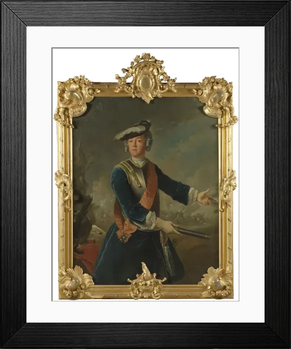 Framed Print : August Vilhelm, 1722-1758, Prince of Prussia, 18th century. Creator: Antoine Pesne Framed Print : August Vilhelm, 1722-1758, Prince of Prussia, 18th century. Creator: Antoine Pesne