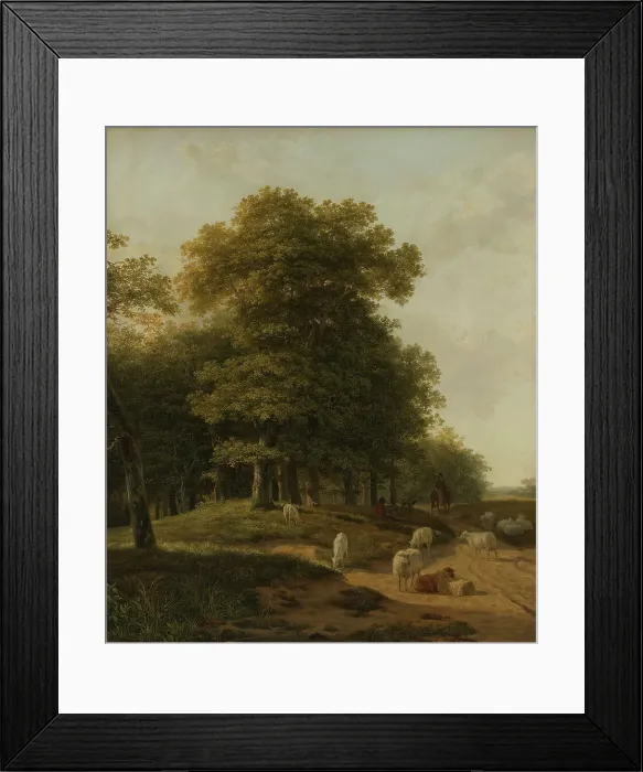 Framed Print : Gelder Landscape, 1818. Creator: Hendrik van de Sande Bakhuyzen Framed Print : Gelder Landscape, 1818. Creator: Hendrik van de Sande Bakhuyzen