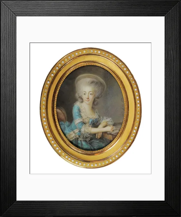 Framed Print : Charlotte de Montesson, Marquess, 1782. Creator: Antoine Vestier Framed Print : Charlotte de Montesson, Marquess, 1782. Creator: Antoine Vestier