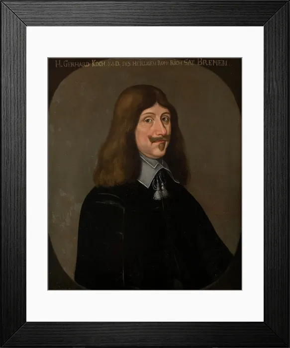 Framed Print : Gerhard Koch, c17th century. Creator: Anon Framed Print : Gerhard Koch, c17th century. Creator: Anon