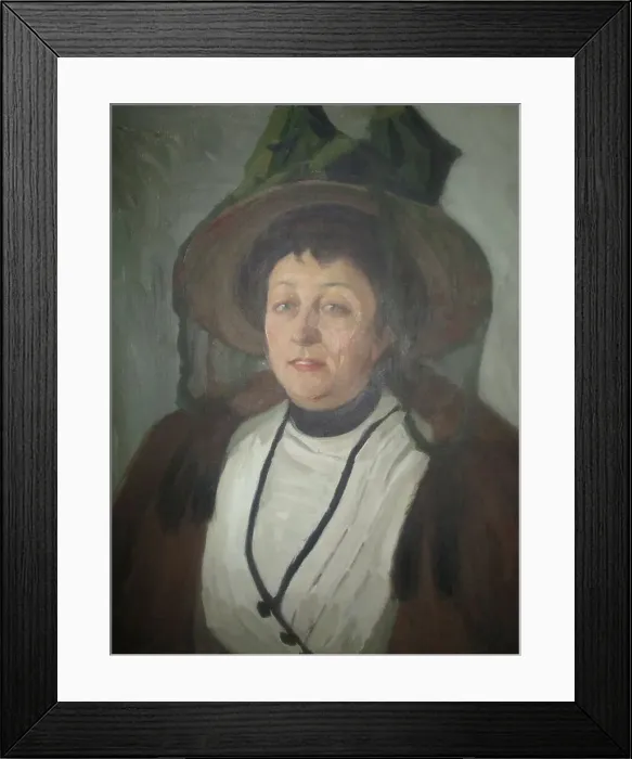 Framed Print : Anna Hofman-Uddgren (1868-1947), late 19th-early 20th century. Creator: Aron Gerle Framed Print : Anna Hofman-Uddgren (1868-1947), late 19th-early 20th century. Creator: Aron Gerle