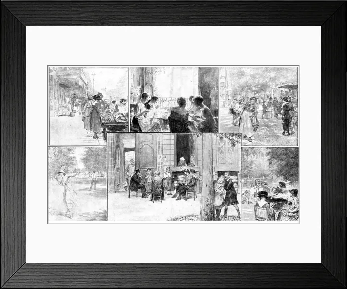 Framed Print : Paris pendant la Bataille de Paris'; Journees de juin 1918, 1918. Creator: Unknown. Paris pendant la Bataille de Paris'; Journees de juin 1918, 1918. Creator: Unknown Framed Print : Paris pendant la Bataille de Paris'; Journees de juin 1918, 1918. Creator: Unknown. Paris pendant la Bataille de Paris'; Journees de juin 1918, 1918. Creator: Unknown