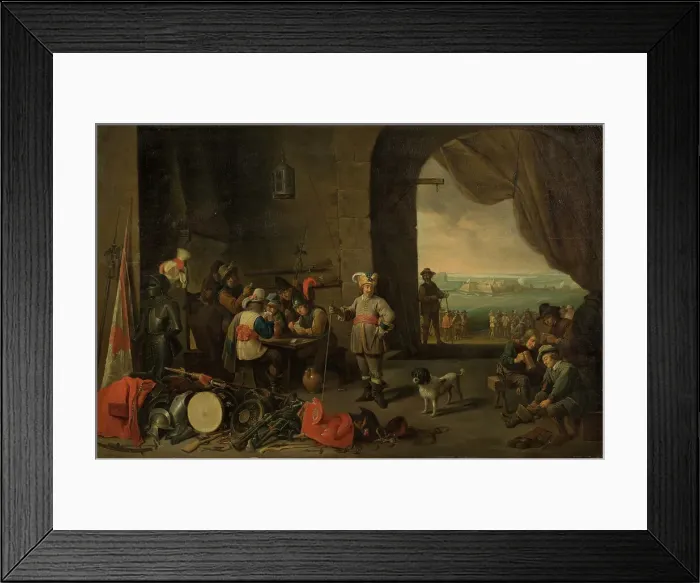 Framed Print : Guards of a Camp. Creator: Anon Framed Print : Guards of a Camp. Creator: Anon
