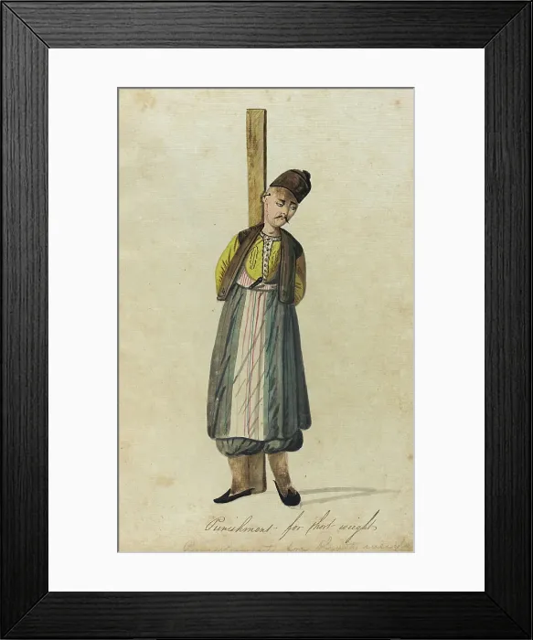 Framed Print : The Genre Painting (image 9 of 28), 1710. Creator: Unknown Framed Print : The Genre Painting (image 9 of 28), 1710. Creator: Unknown
