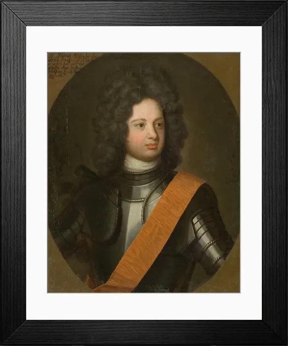 Framed Print : Friedrich Wilhelm I of Prussia. Creator: Anon Framed Print : Friedrich Wilhelm I of Prussia. Creator: Anon