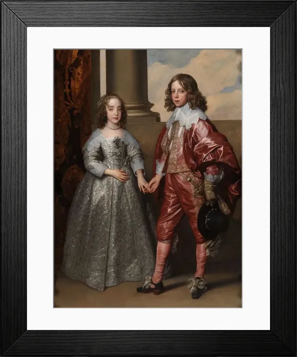 Framed Print : William II, Prince of Orange, and his Bride, Mary Stuart, 1641. Creator: Anthony van Dyck Framed Print : William II, Prince of Orange, and his Bride, Mary Stuart, 1641. Creator: Anthony van Dyck