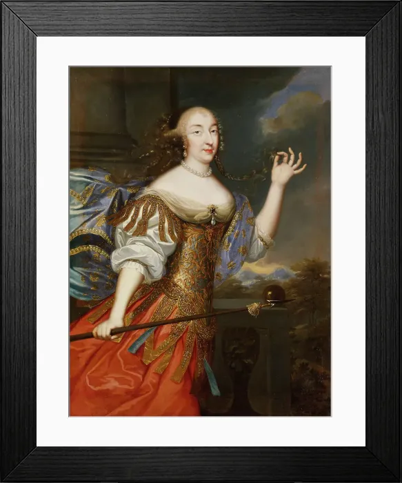 Framed Print : Anna Maria Lovisa 1627-1693, Duchess of Montpensier. Creator: Unknown Framed Print : Anna Maria Lovisa 1627-1693, Duchess of Montpensier. Creator: Unknown