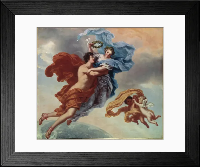 Framed Print : The reward of virtue, allegory, 1680. Creator: David Klocker Ehrenstrahl Framed Print : The reward of virtue, allegory, 1680. Creator: David Klocker Ehrenstrahl