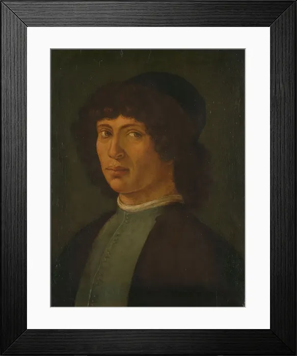 Framed Print : Portrait of a Young Man, 1750-1850. Creator: Filippino Lippi (manner of) Framed Print : Portrait of a Young Man, 1750-1850. Creator: Filippino Lippi (manner of)
