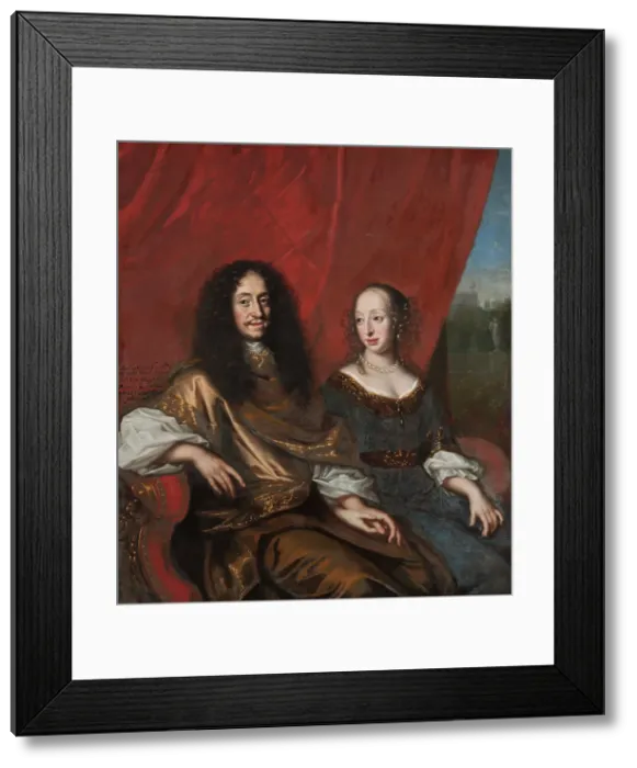 Framed Print : Gustav Adolf, 1633-1695, Duke of Mecklenburg-Güstrow. Magdalena Sibylla... mid-late 17th century. Creator: David Klocker Ehrenstrahl Framed Print : Gustav Adolf, 1633-1695, Duke of Mecklenburg-Güstrow. Magdalena Sibylla... mid-late 17th century. Creator: David Klocker Ehrenstrahl