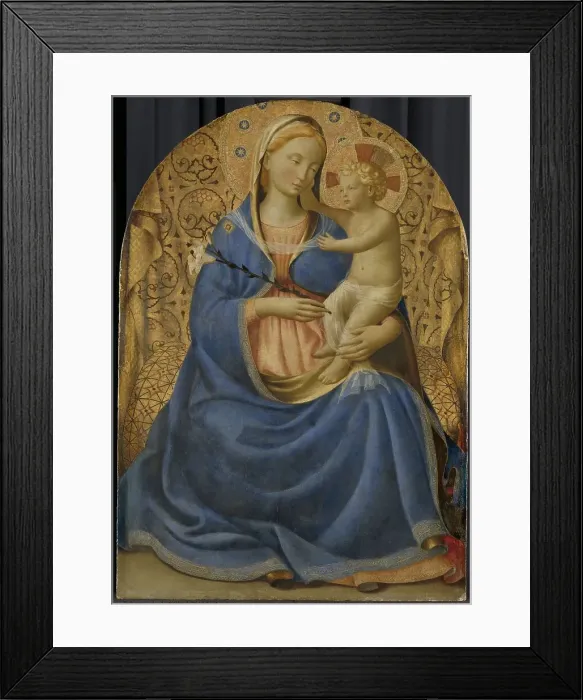 Framed Print : Madonna of Humility, c.1440. Creator: Fra Angelico Framed Print : Madonna of Humility, c.1440. Creator: Fra Angelico