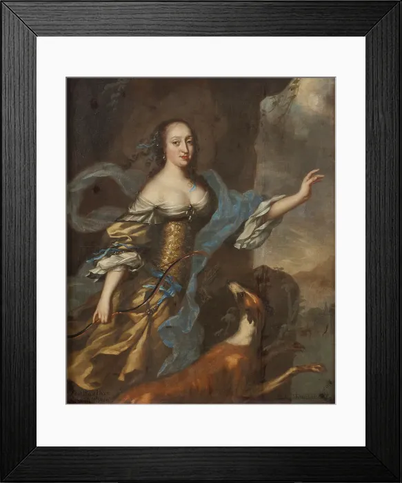 Framed Print : Anna Dorotea, 1640-1713, Princess of Holstein-Gottorp, Abbess of Quedlingburg, c.1661. Creator: David Klocker Ehrenstrahl Framed Print : Anna Dorotea, 1640-1713, Princess of Holstein-Gottorp, Abbess of Quedlingburg, c.1661. Creator: David Klocker Ehrenstrahl
