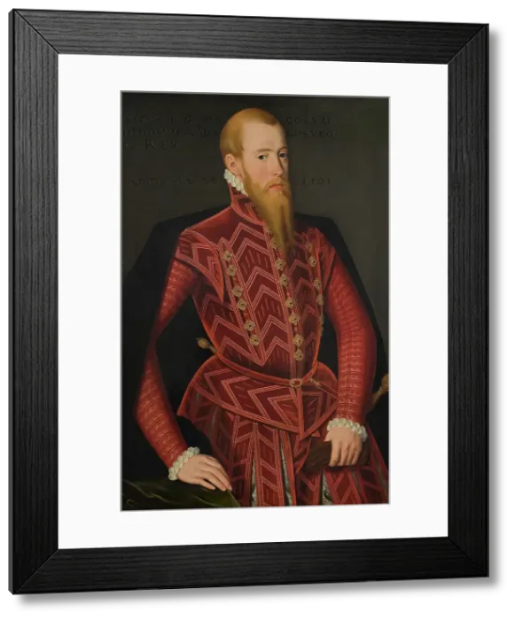 Framed Print : Erik XIV king of Sweden 1533-1577, mid-16th century. Creator: Domenicus Ver Wilt Framed Print : Erik XIV king of Sweden 1533-1577, mid-16th century. Creator: Domenicus Ver Wilt