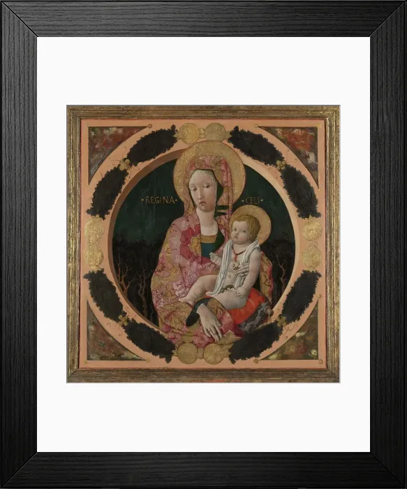Framed Print : Virgin and Child, c.1440-c.1450. Creator: Circle of Francesco Squarcione Framed Print : Virgin and Child, c.1440-c.1450. Creator: Circle of Francesco Squarcione